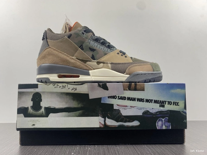Jordan Camo Air 3 Retro DO1830-200 Patchwork 0731